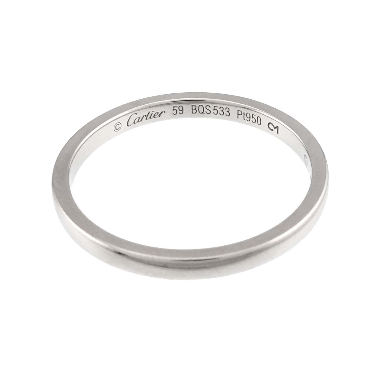 Ballerine Ring Pt Platinum size59 8.25-8.75(US)