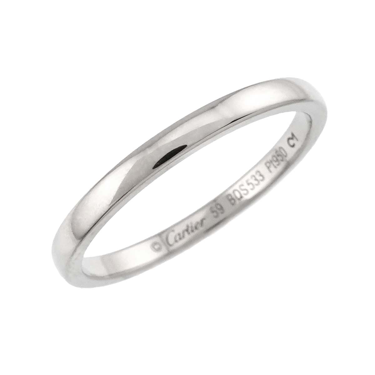 Ballerine Ring Pt Platinum size59 8.25-8.75(US)