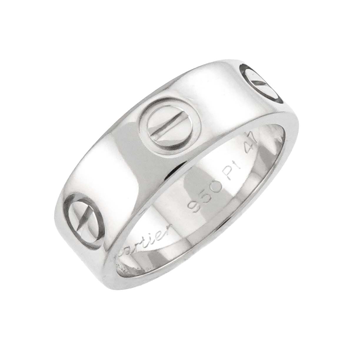 Love Ring Platinum size47 3.75-4(US)