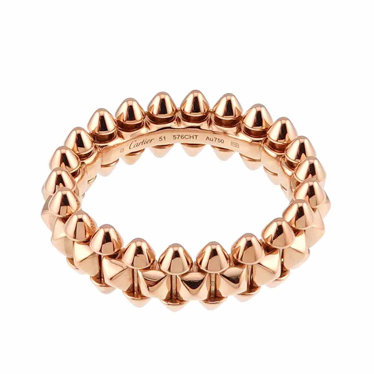 CLASH DE SM Ring 18K Pink Gold size51 5.5-5.75(US)