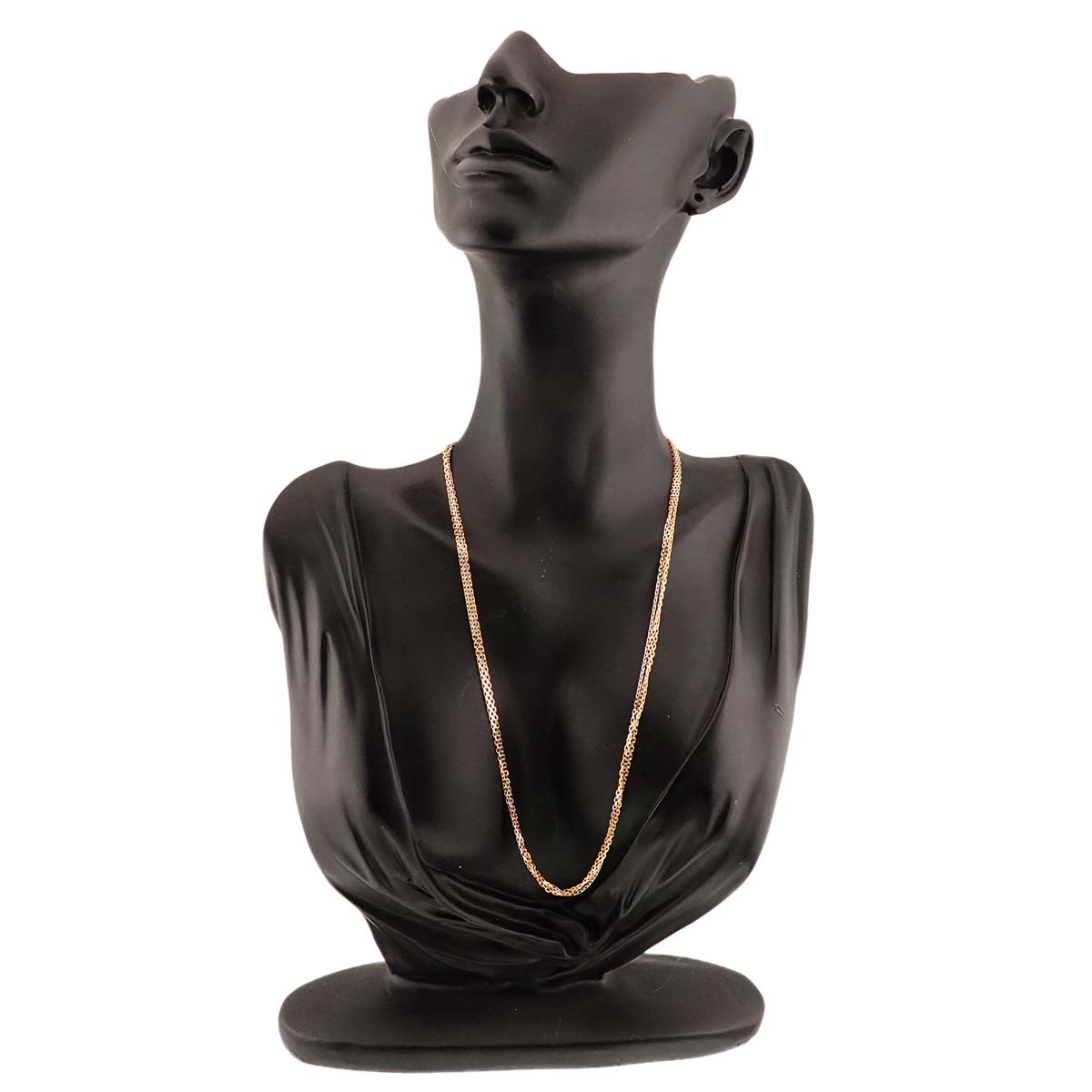 Trinity Chain Necklace 18K YG WG PG 750