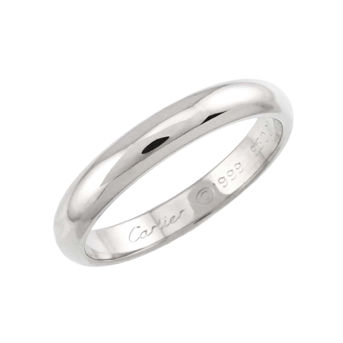 1895 Classic Band Ring Platinum Size58 8.25(US)