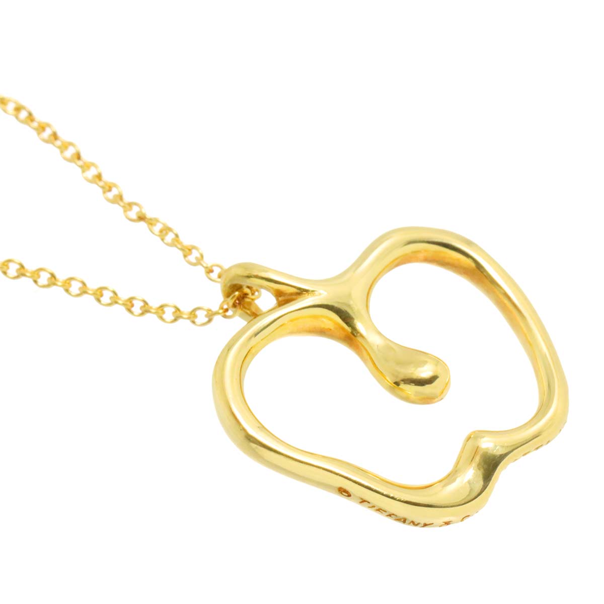 Apple motif Necklace 18K Yellow Gold 750