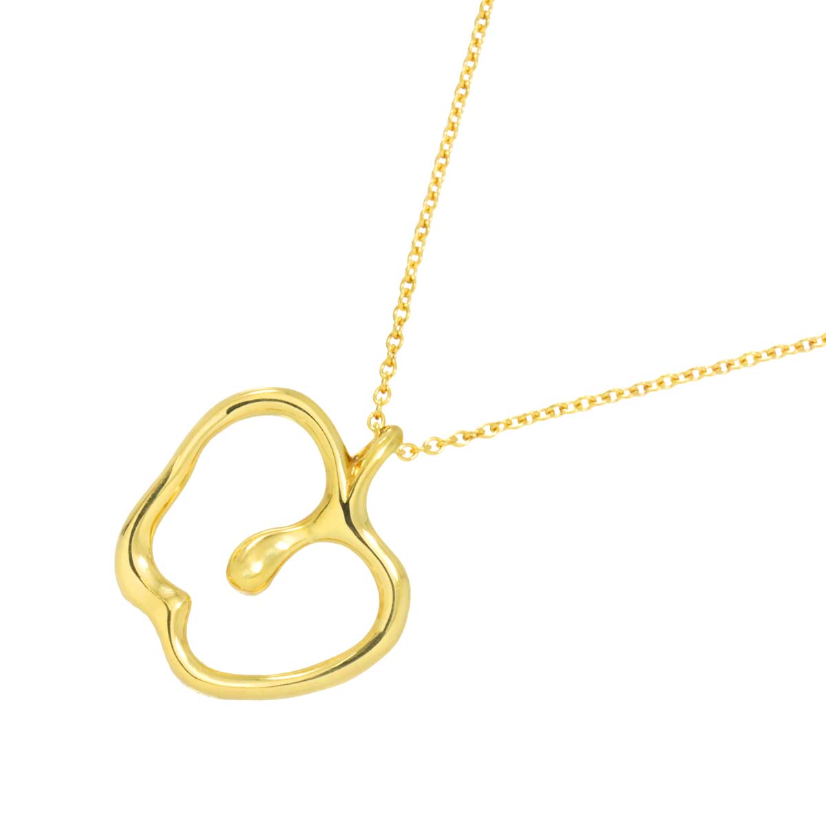 Apple motif Necklace 18K Yellow Gold 750