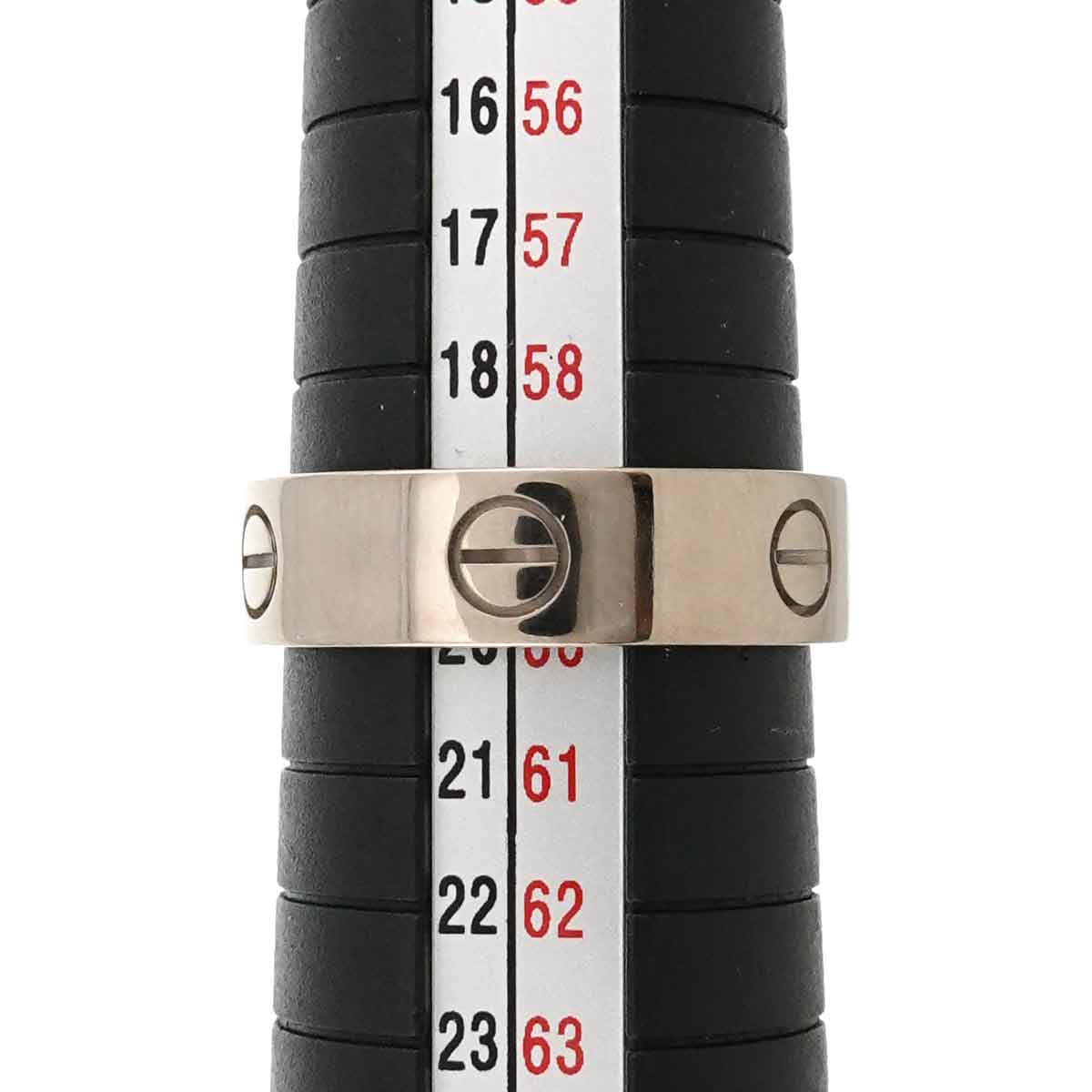 Love Ring 18K White Gold 750 size60 8.75(US)