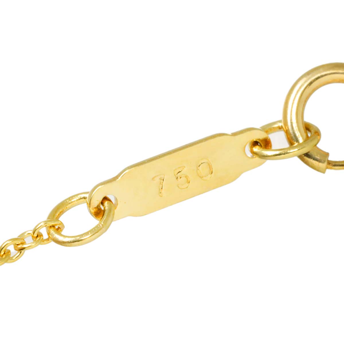 Sapphire 1P Necklace 18K Yellow Gold 750