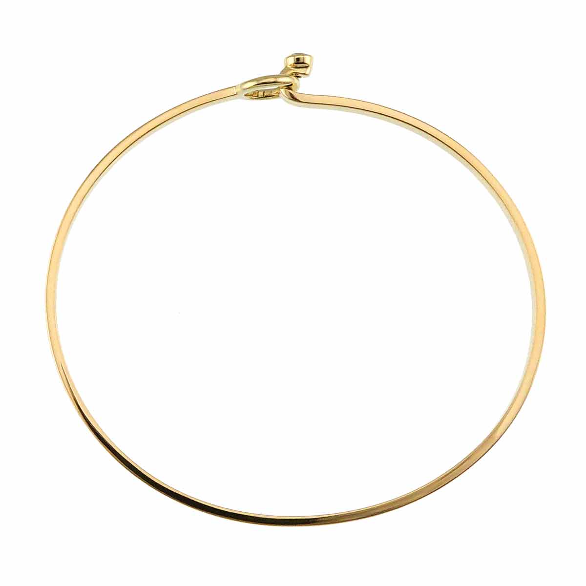 Sapphire Bangle Bracelet 18K YG 750