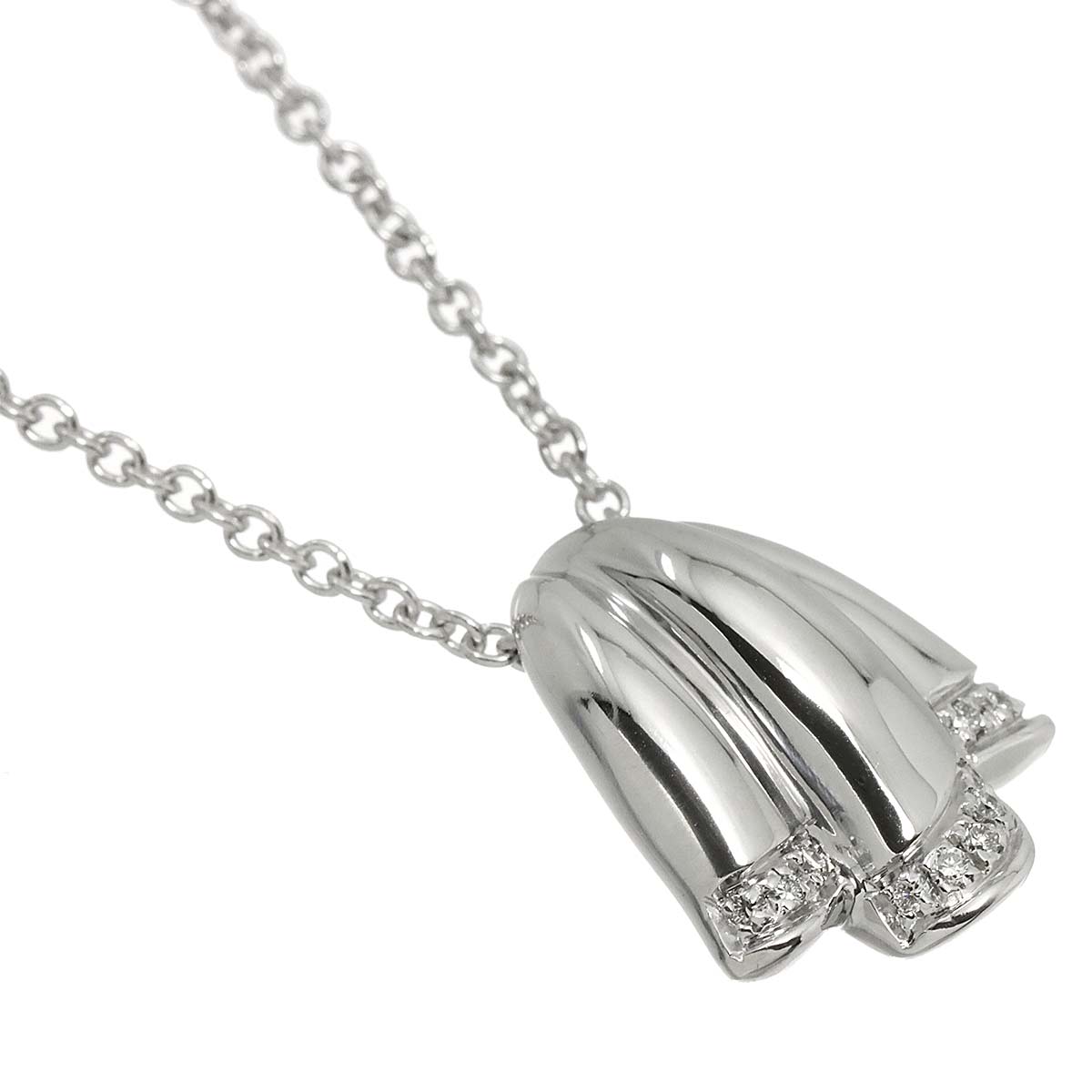 Magical Garden Diamond Necklace 18K White Gold 750