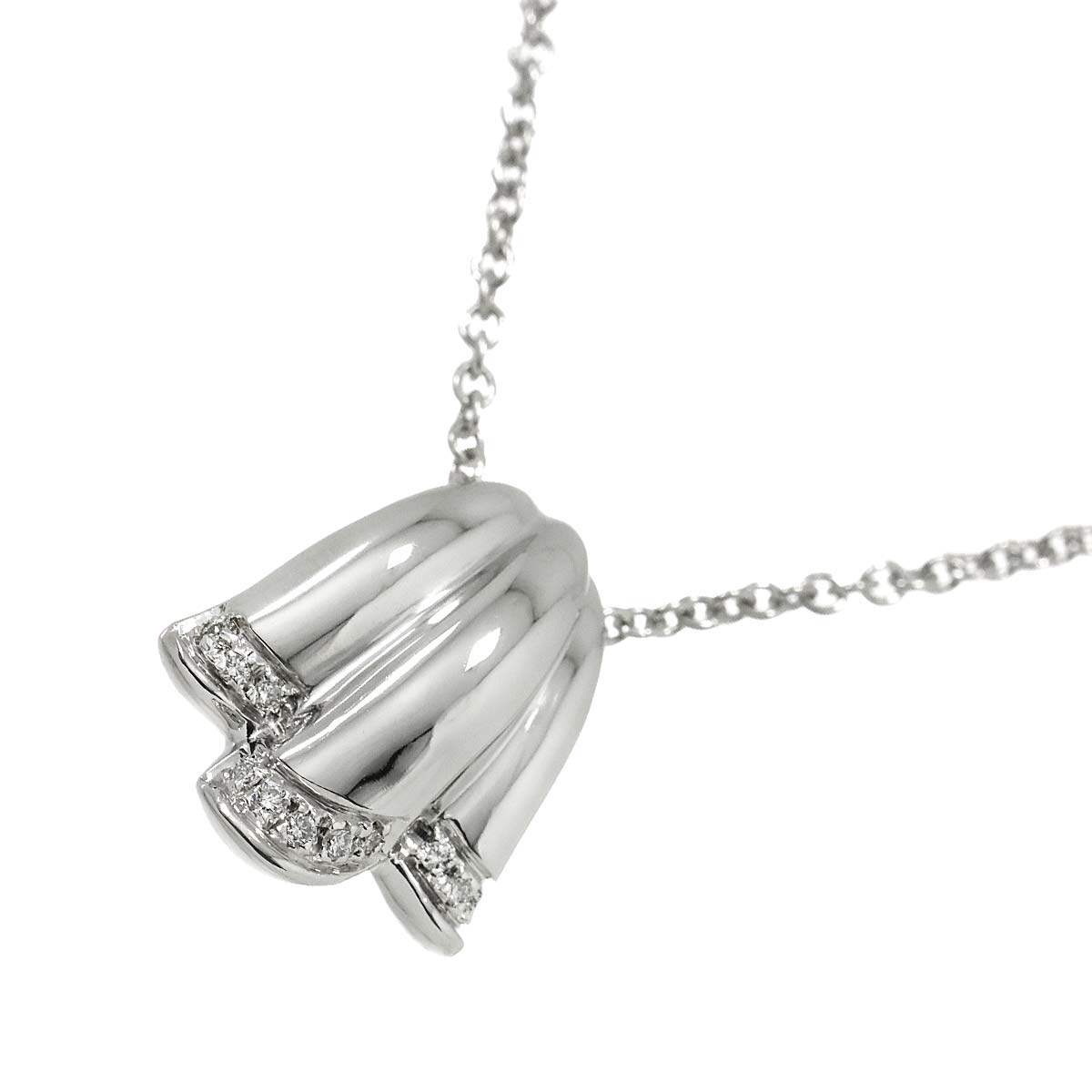 Magical Garden Diamond Necklace 18K White Gold 750