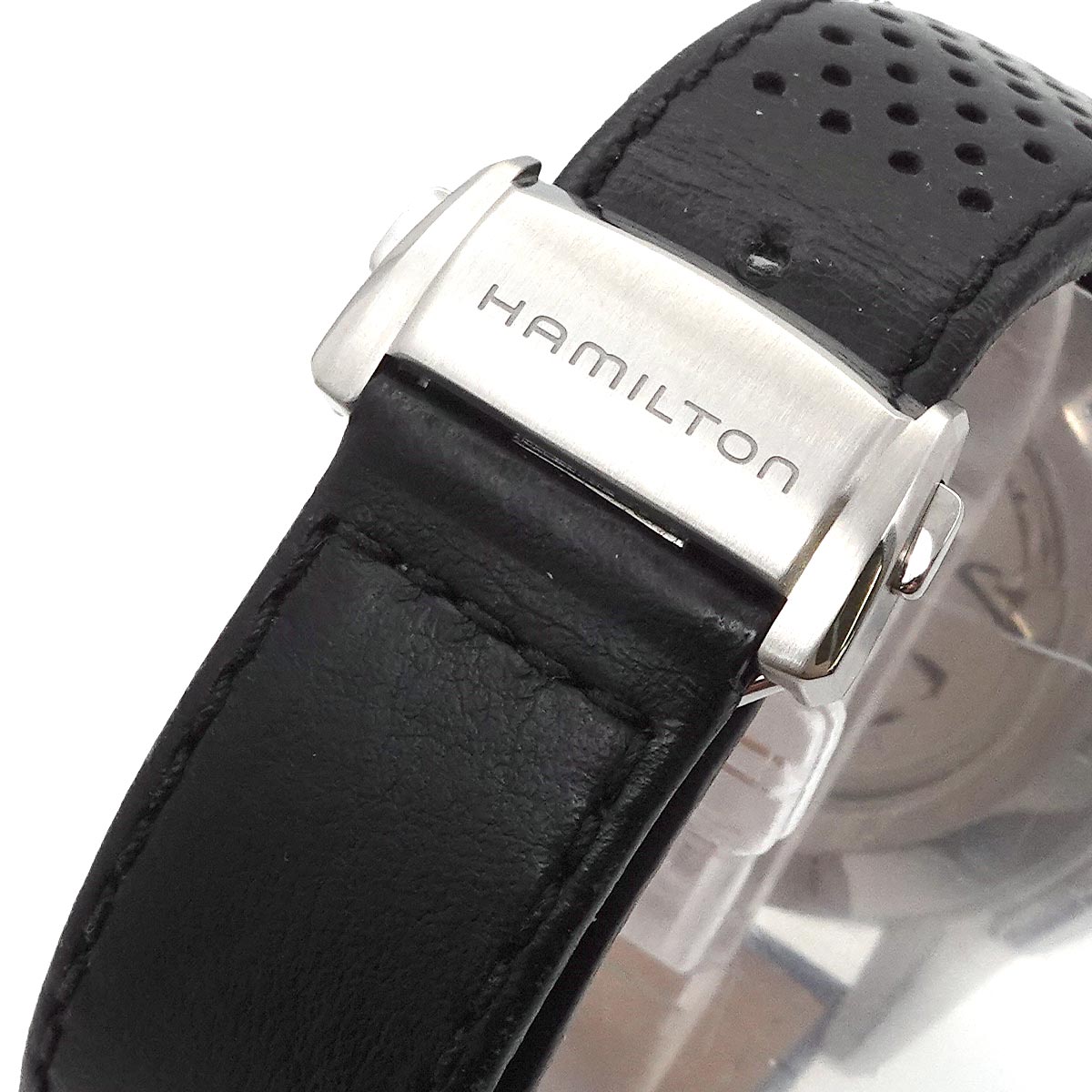 Jazzmaster performer H366060 Chronograph Date Black Dial