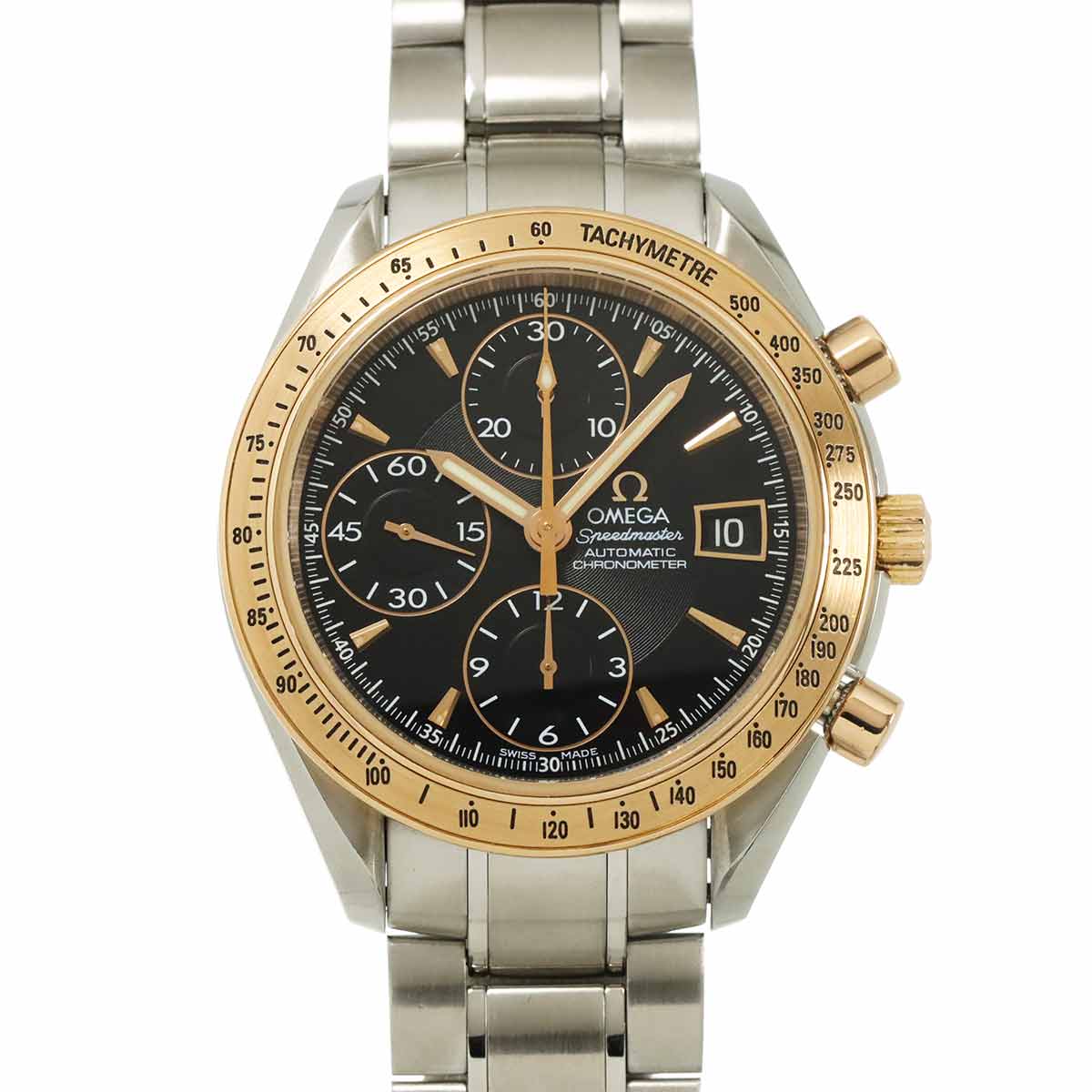 Speedmaster Date 323 21 40 40 01 001 Automatic PG Black Dial