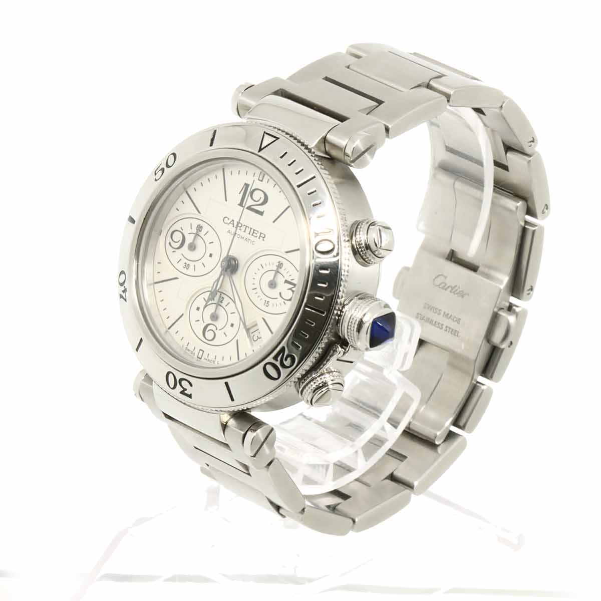 Pasha Seatimer Chronograph W31089M7 Automatic Silver Dial