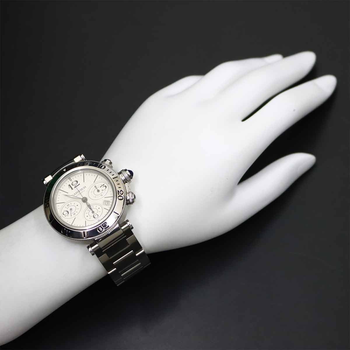 Pasha Seatimer Chronograph W31089M7 Automatic Silver Dial