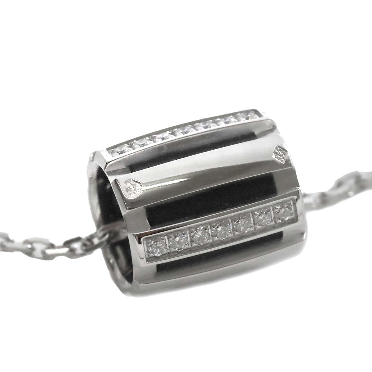 Class One Diamond Necklace 18K WG White Gold 750