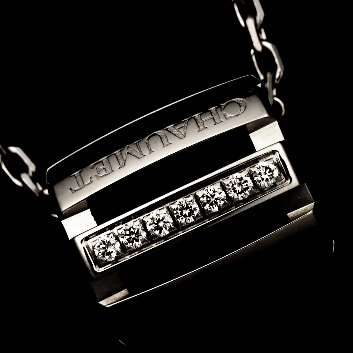 Class One Diamond Necklace 18K WG White Gold 750