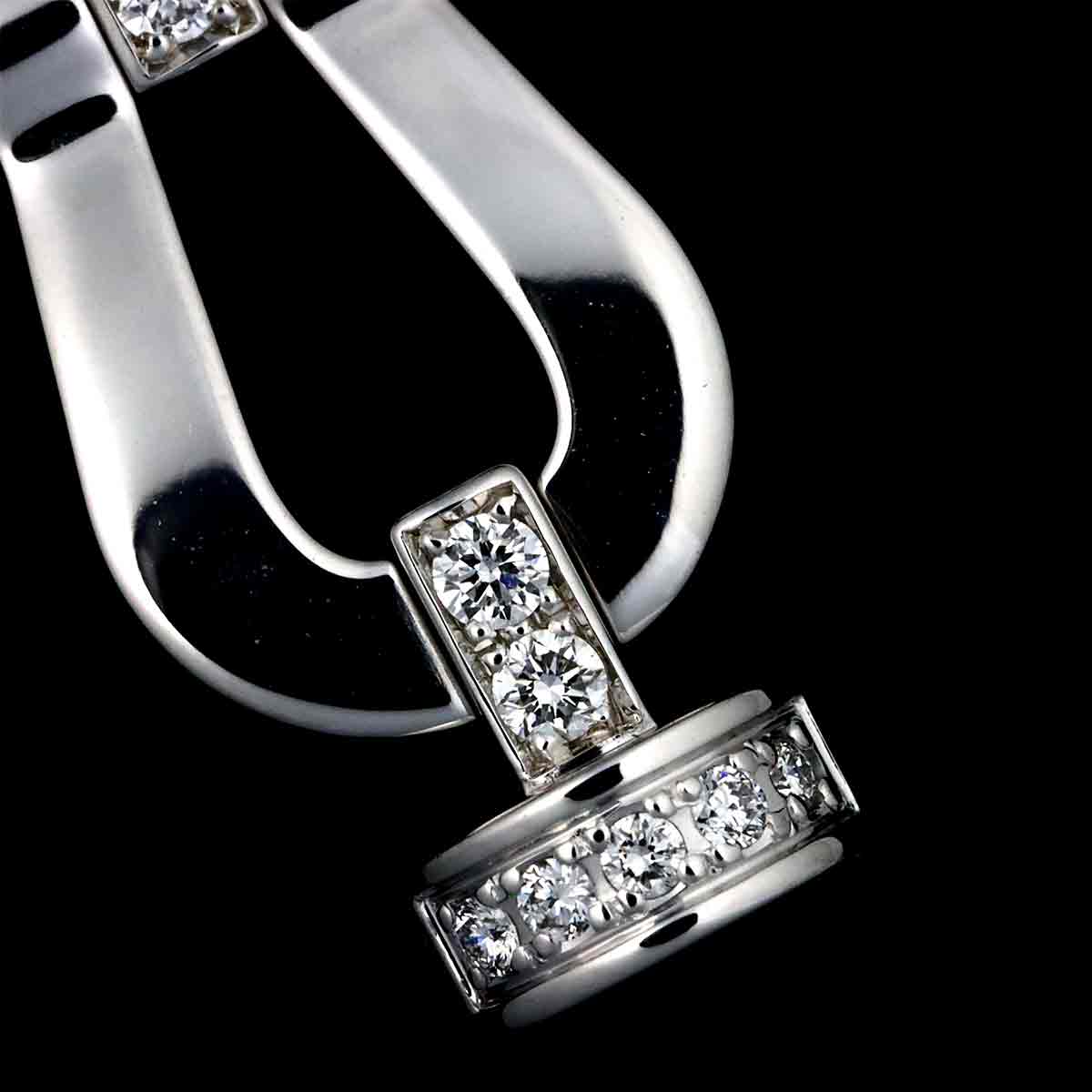 Force 10 MM Half Diamond Bracelet 18K WG 750 Steel size17