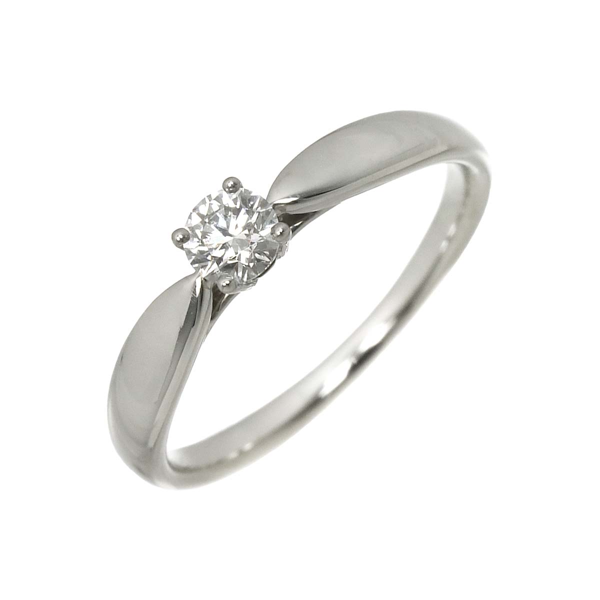Harmony Diamond 0.20ct G/VVS1/3EX Ring Pt Size5-5.25(US)