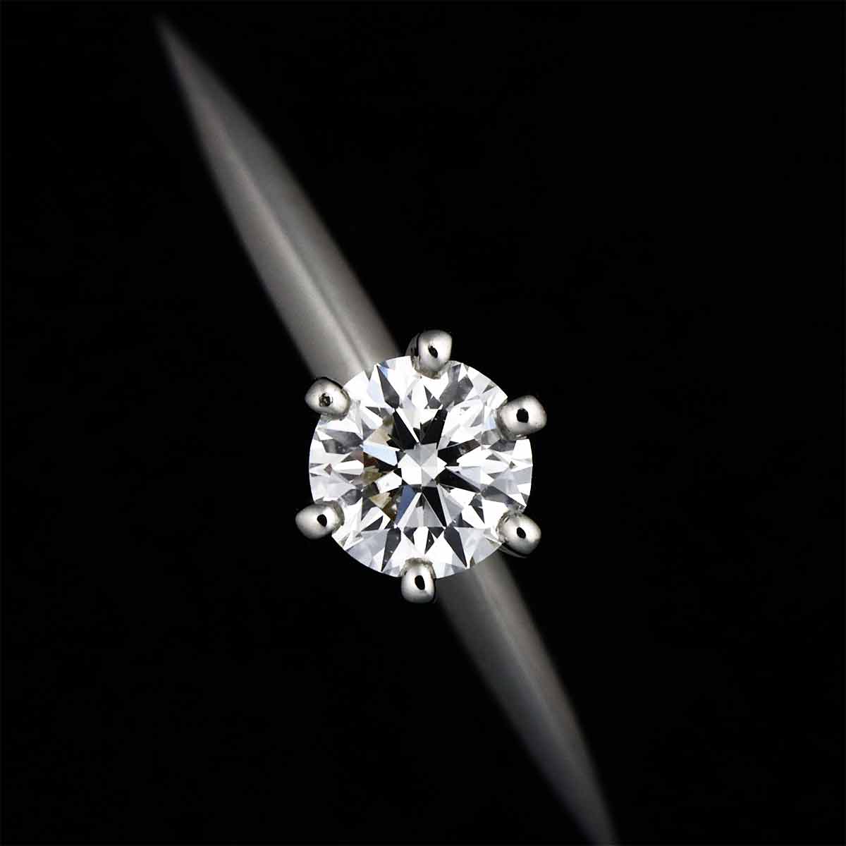 Diamond 0.21ct Ring Pt Platinum Size5.5-5.75(US)
