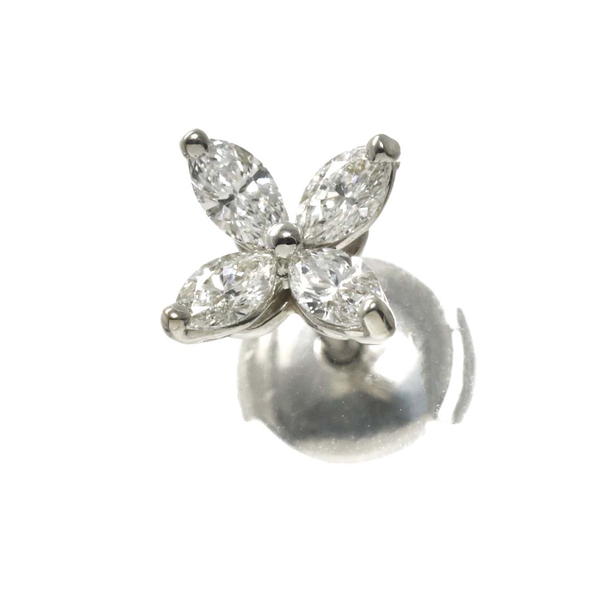 Victoria Mini Diamond Earring Pierced Pt One Piece only