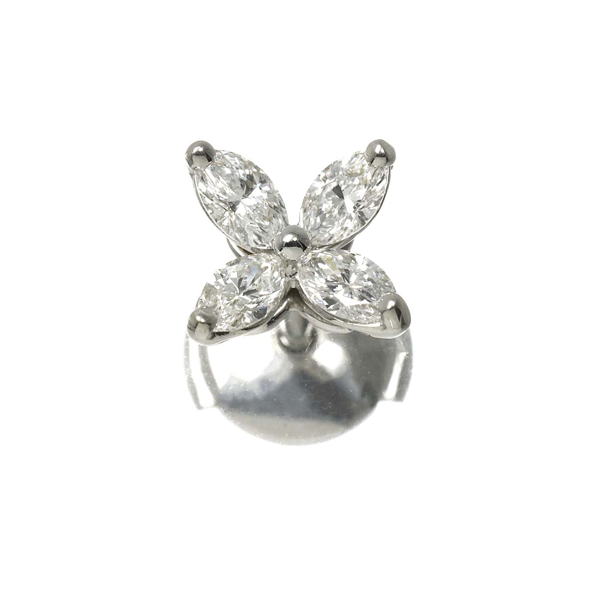 Victoria Mini Diamond Earring Pierced Pt One Piece only