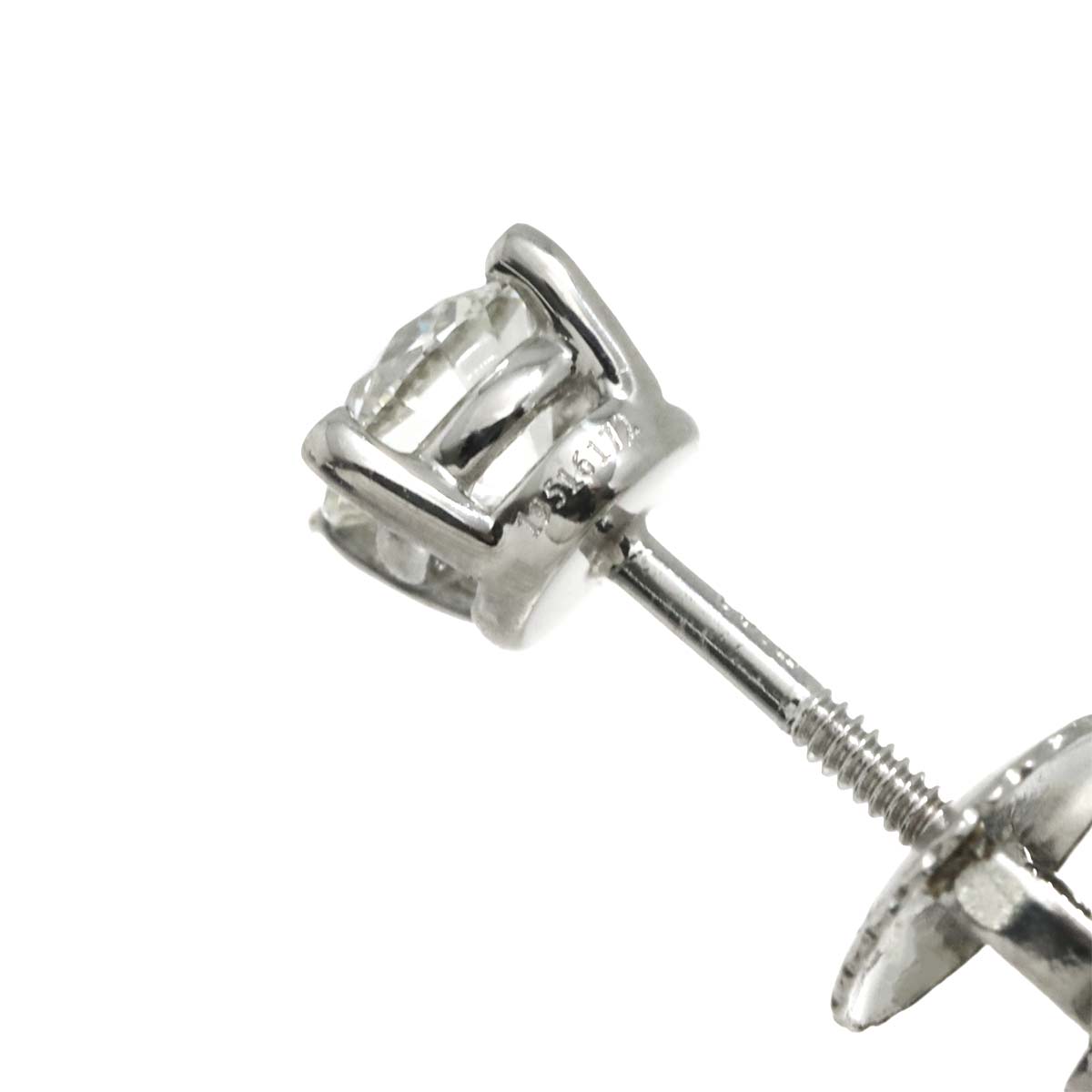 Diamond Earring Pierced Pt One Piece only