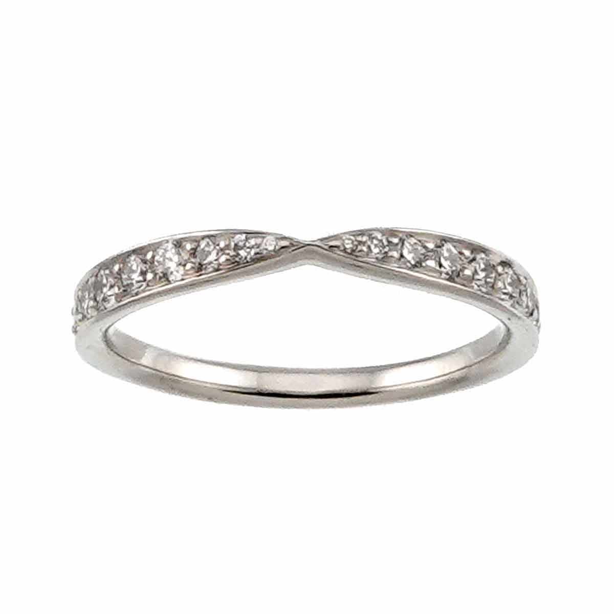 Harmony Band Ring Diamond Pt Platinum size5-5.25(US)
