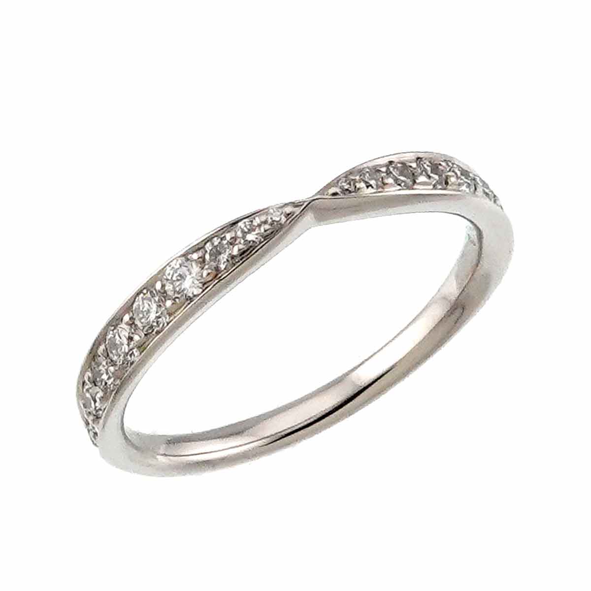 Harmony Band Ring Diamond Pt Platinum size5-5.25(US)