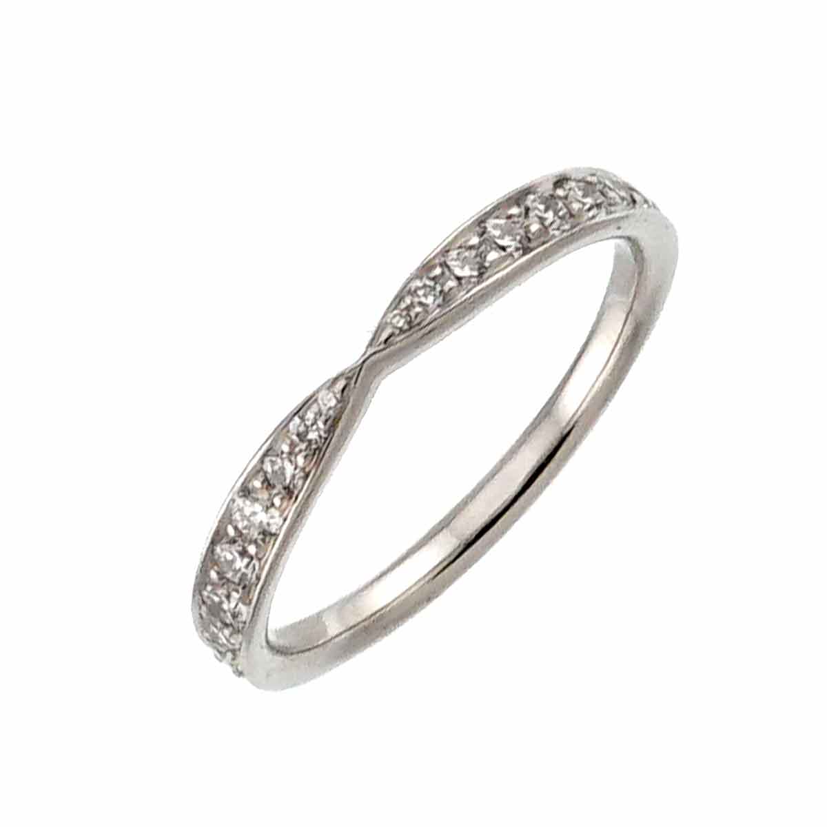 Harmony Band Ring Diamond Pt Platinum size5-5.25(US)