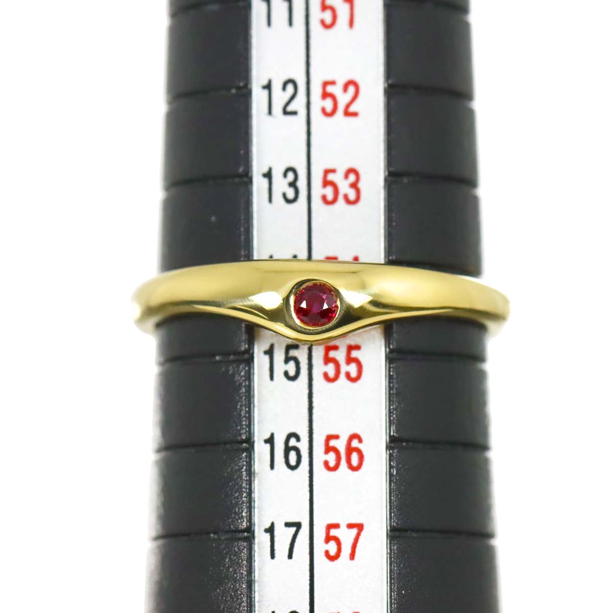 Ruby Ring 18K YG 750 size6.75-7.25(US)
