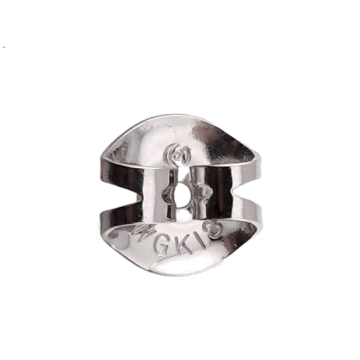 Black Pearl 8.9mm Diamond Earrings Pierced 18K WG 750 90306809