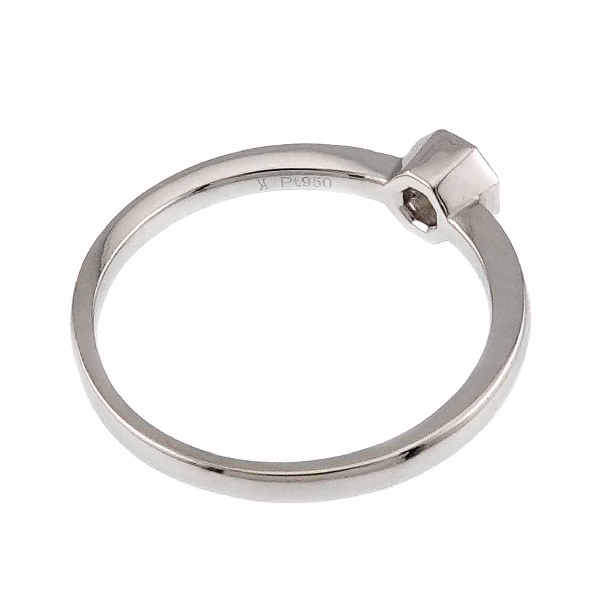 Diamond 0.207ct H/SI1 Ring Pt Platinum size5.5-5.75(US)