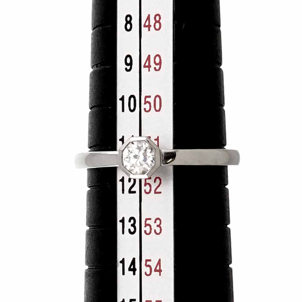 Diamond 0.207ct H/SI1 Ring Pt Platinum size5.5-5.75(US)