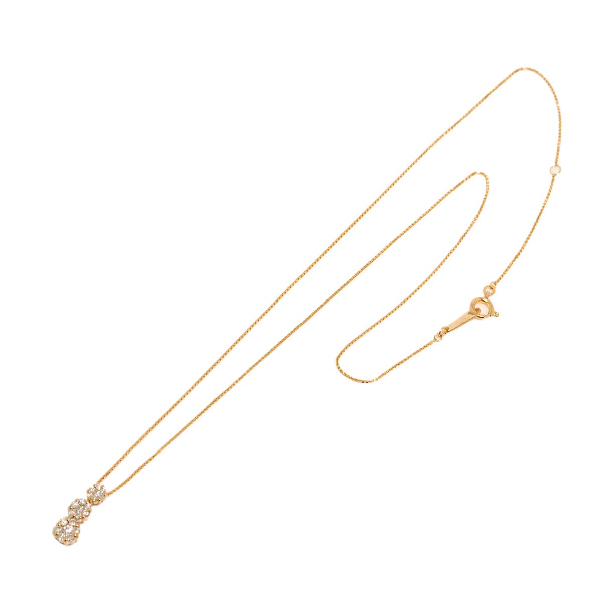 Diamond 0.30ct Necklace 18K Pink Gold 750