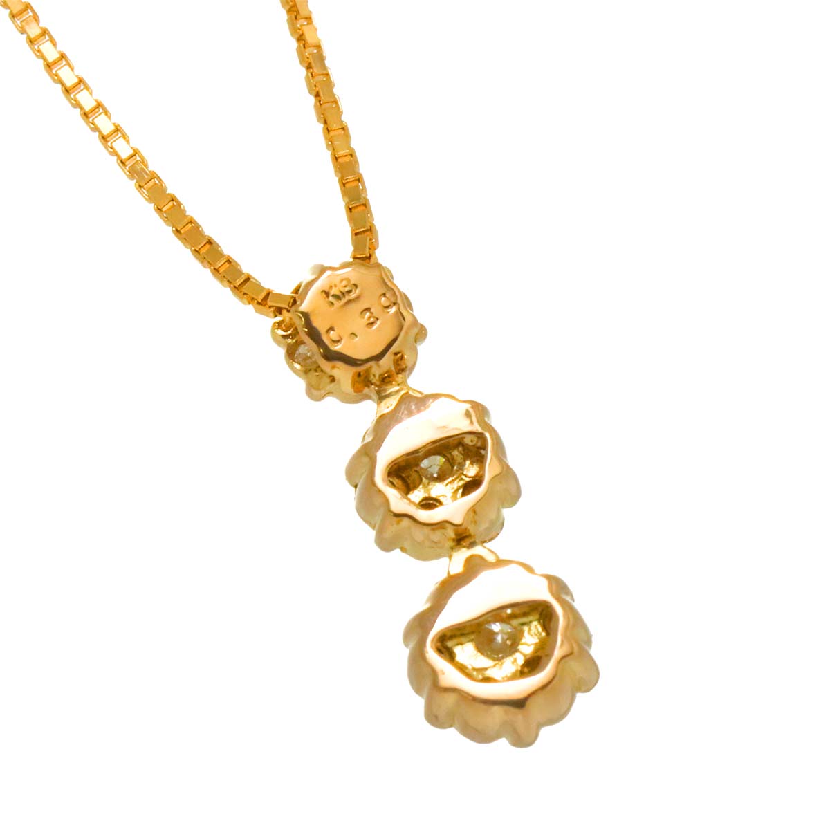 Diamond 0.30ct Necklace 18K Pink Gold 750