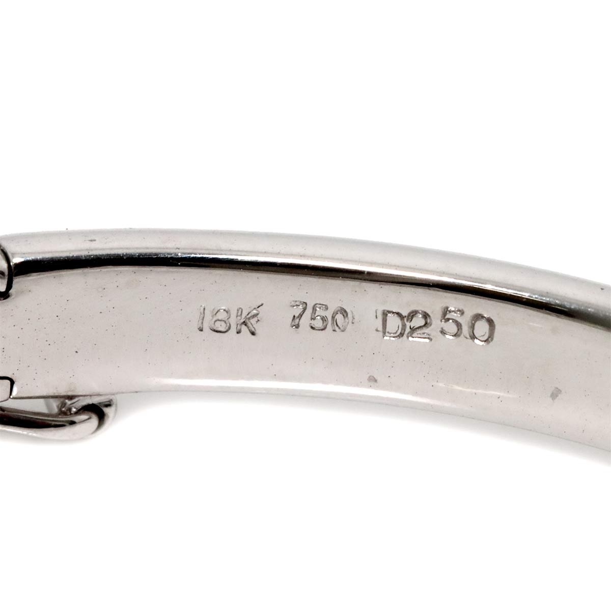 Diamond 2.50ct Bracelet 18K K18 WG White Gold 750