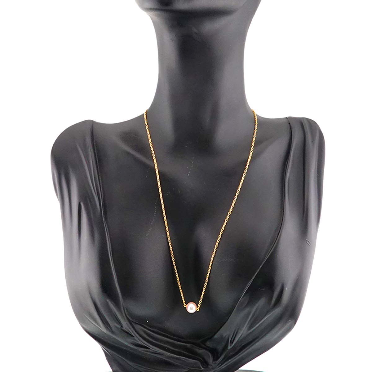 Akoya Pearl 6.6mm Necklace 18K YG 750