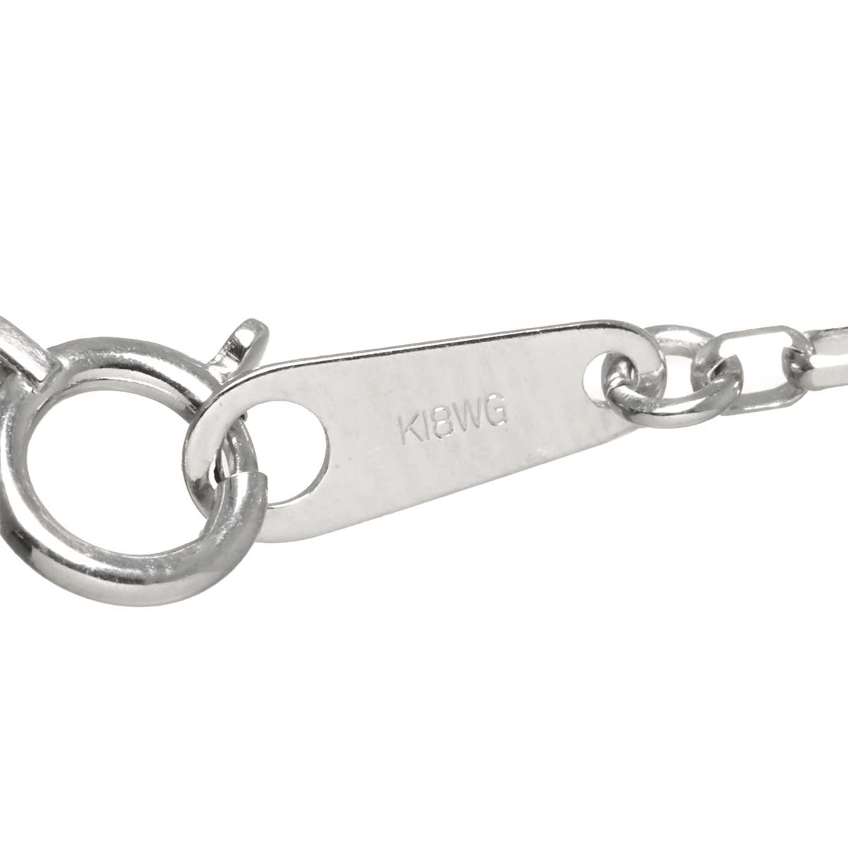 Diamond 1.80ct Necklace 18K WG White Gold 750