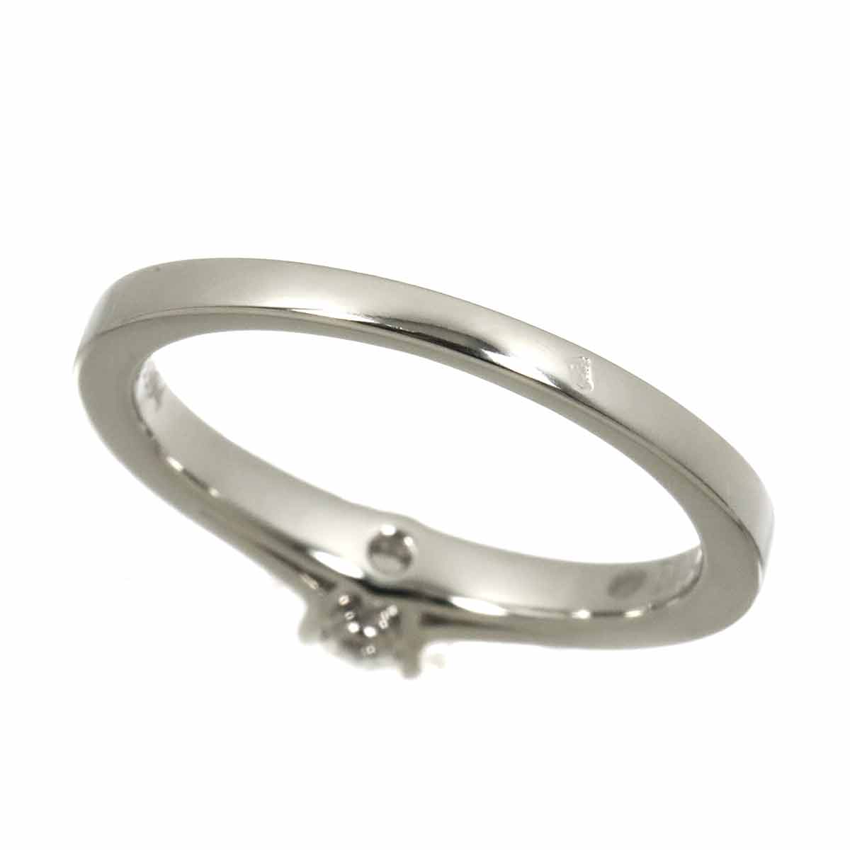 BELOVED Diamond 0.23ct D/VVS2/3EX Ring Platinum Size52 6(US)