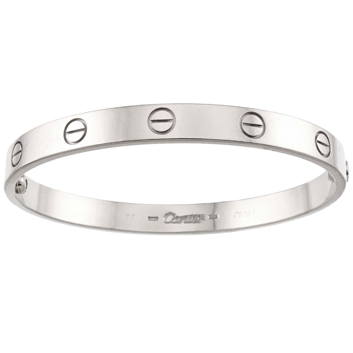 Love Bracelet Bangle 18K WG 750 Size17