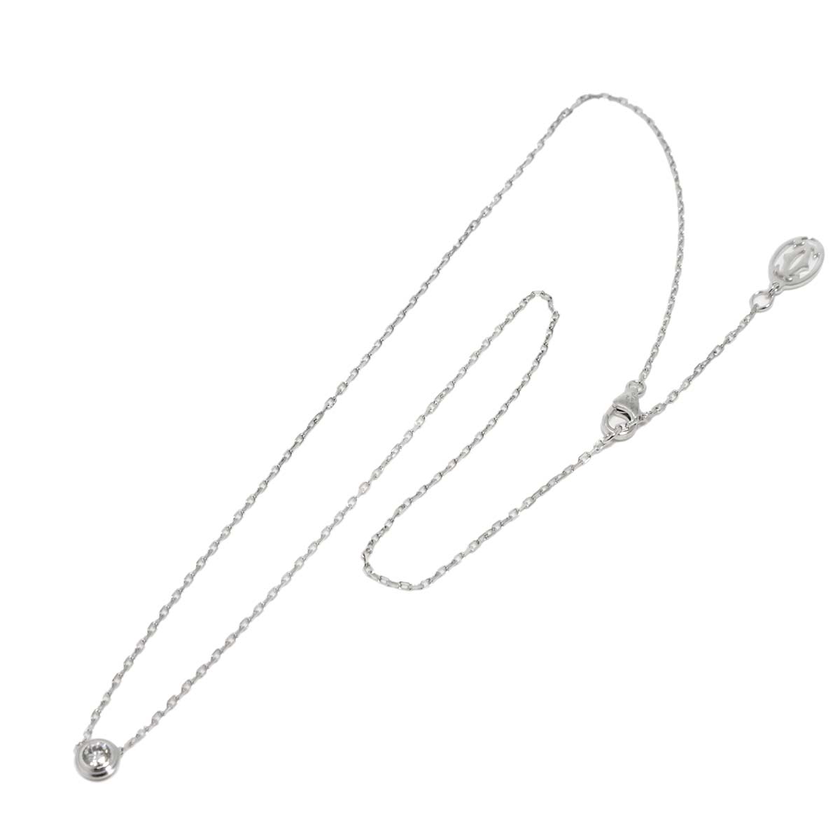 d Amour Diamond LM Necklace 18K WG 750