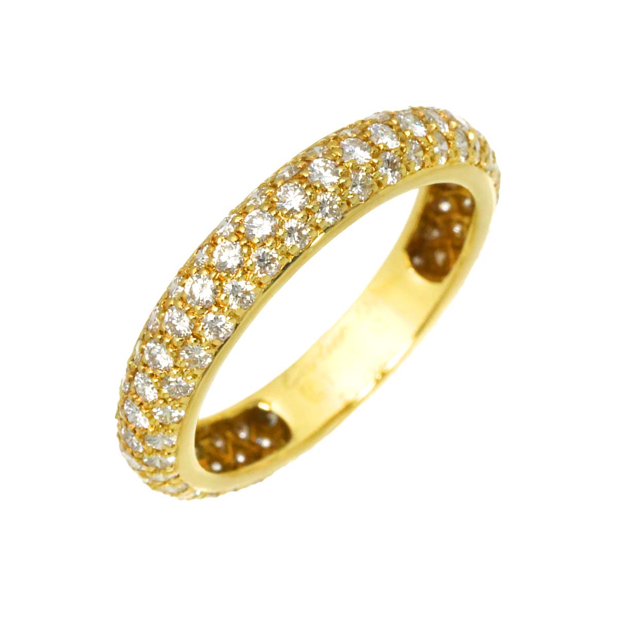 Diamond Ring 18K YG 750 size51 5.5-5.75(US)