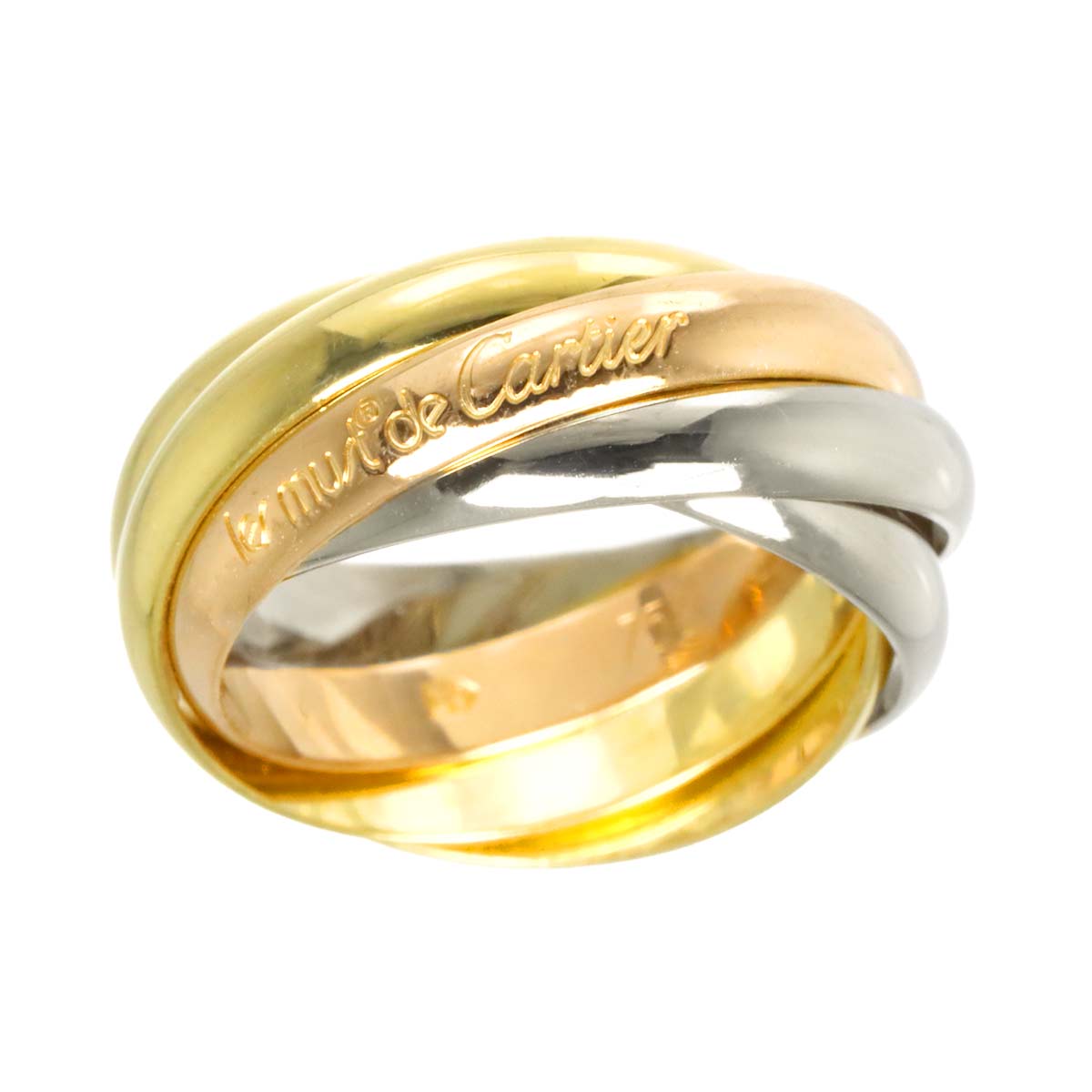 Trinity SM Ring 18K YG WG PG 750 Size47 4(US)