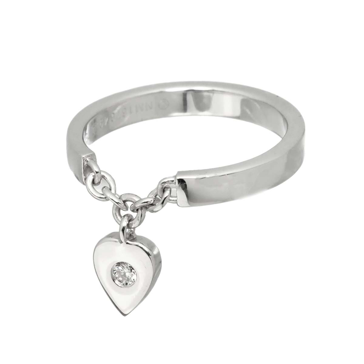 Monamour Diamond Ring 18K White Gold 750 Size49 4.75-5(US)