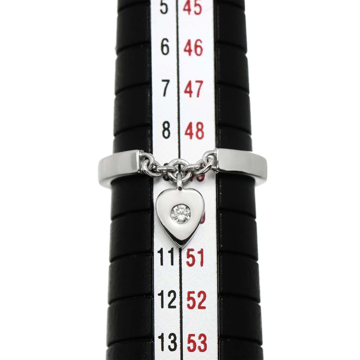 Monamour Diamond Ring 18K White Gold 750 Size49 4.75-5(US)