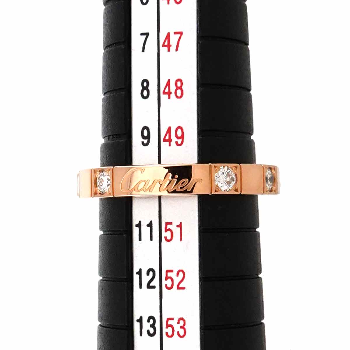 Lanieres Diamond Ring 18K PG 750 size50 5.25(US)