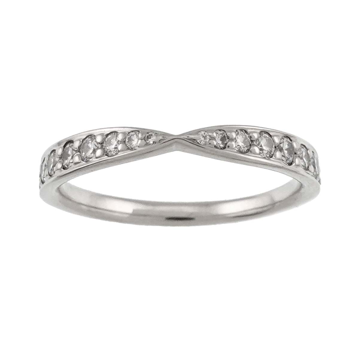 Harmony Band Ring Diamond Pt Platinum size3.75-4(US)