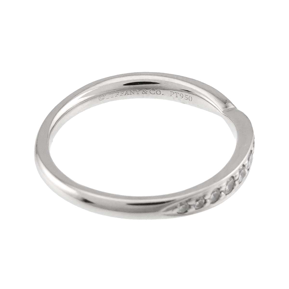 Harmony Band Ring Diamond Pt Platinum size3.75-4(US)