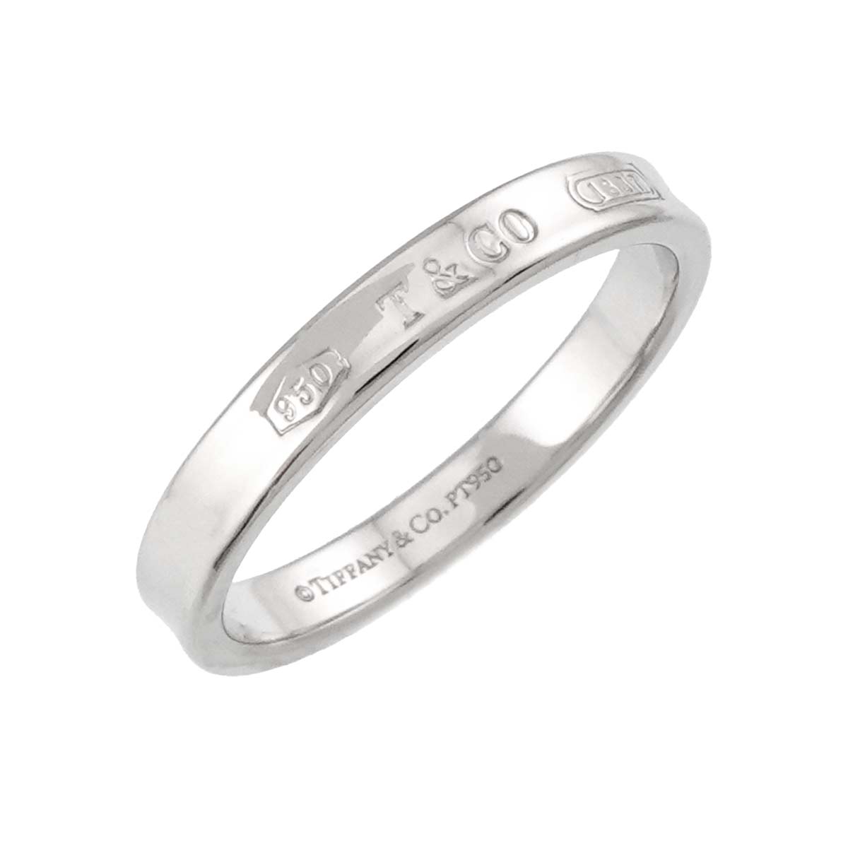 1837 Narrow Ring Pt Platinum size7.25-7.5(US)