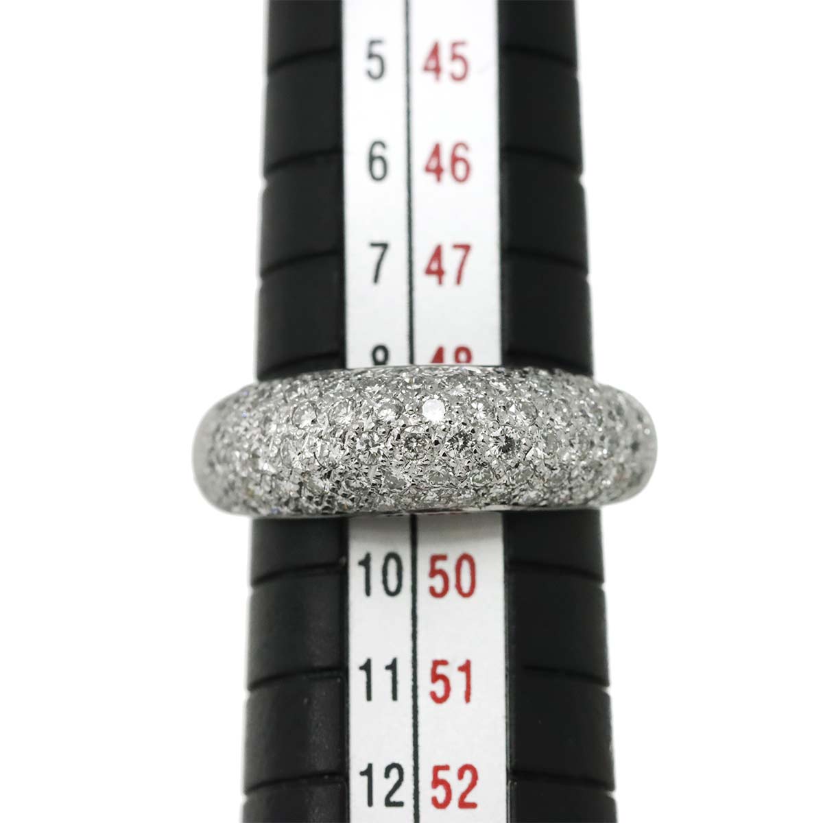 Diamond 0.82ct Ring 18K WG 750 Size4.75-5(US)