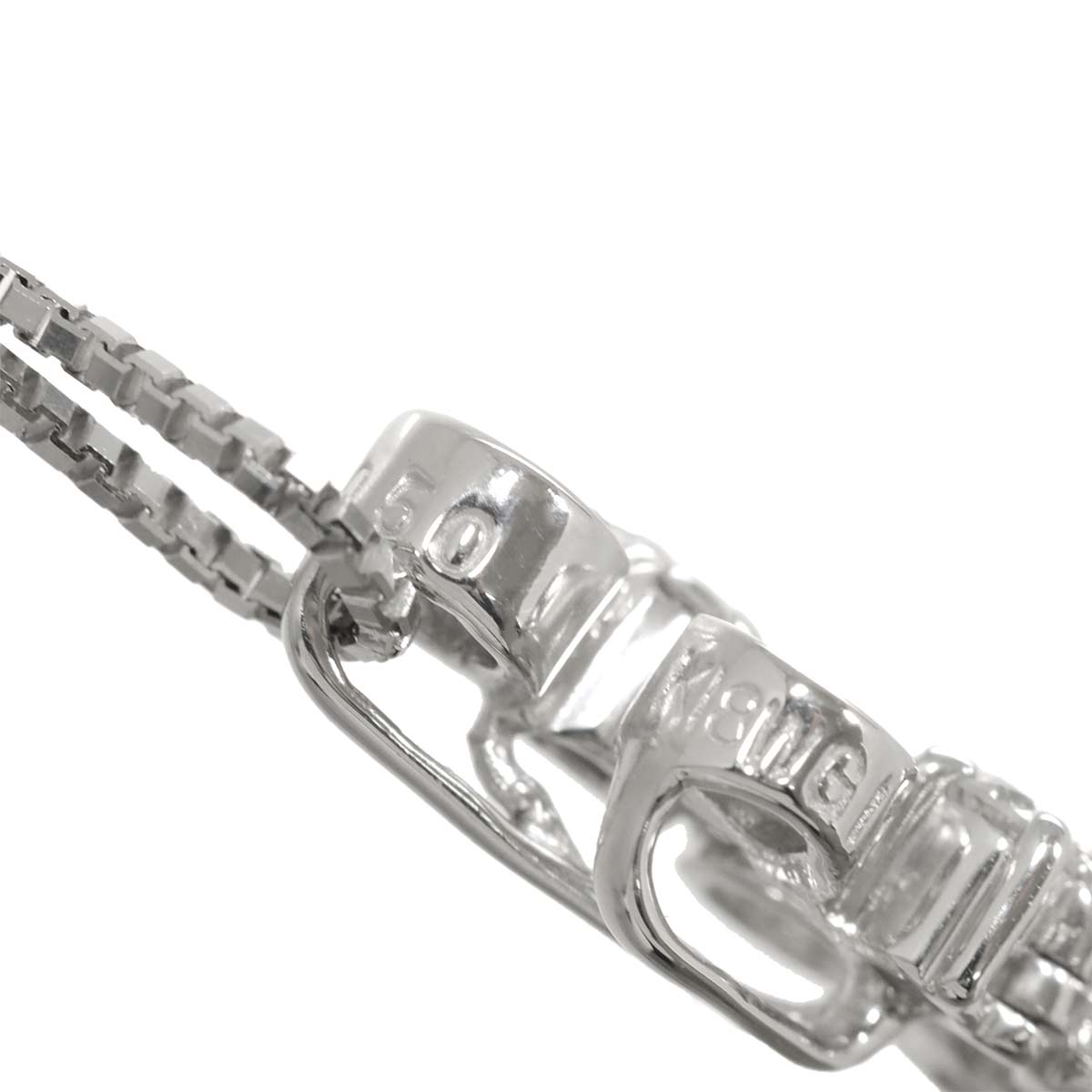 Diamond 0.50ct Necklace White Gold 750